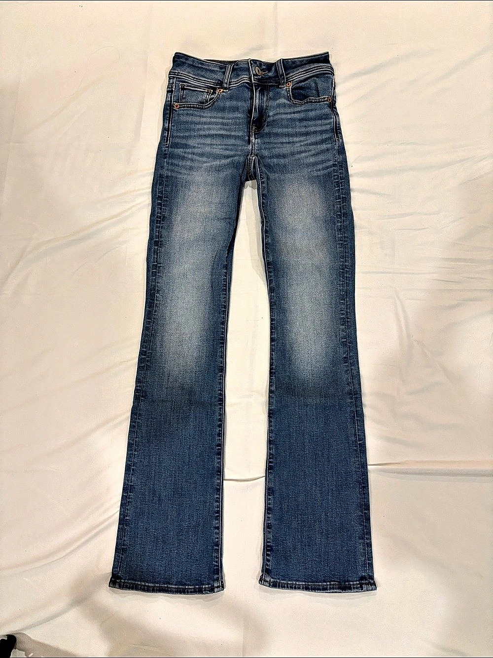 American Eagle Next Level Stretch in Blue Waist 00